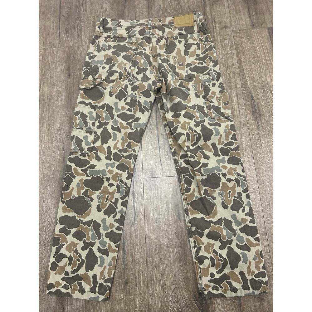 Wallace Barnes Duck Camo Pants Mens 34x30 Canvas Carpenter AB249 - Picture 6 of 11